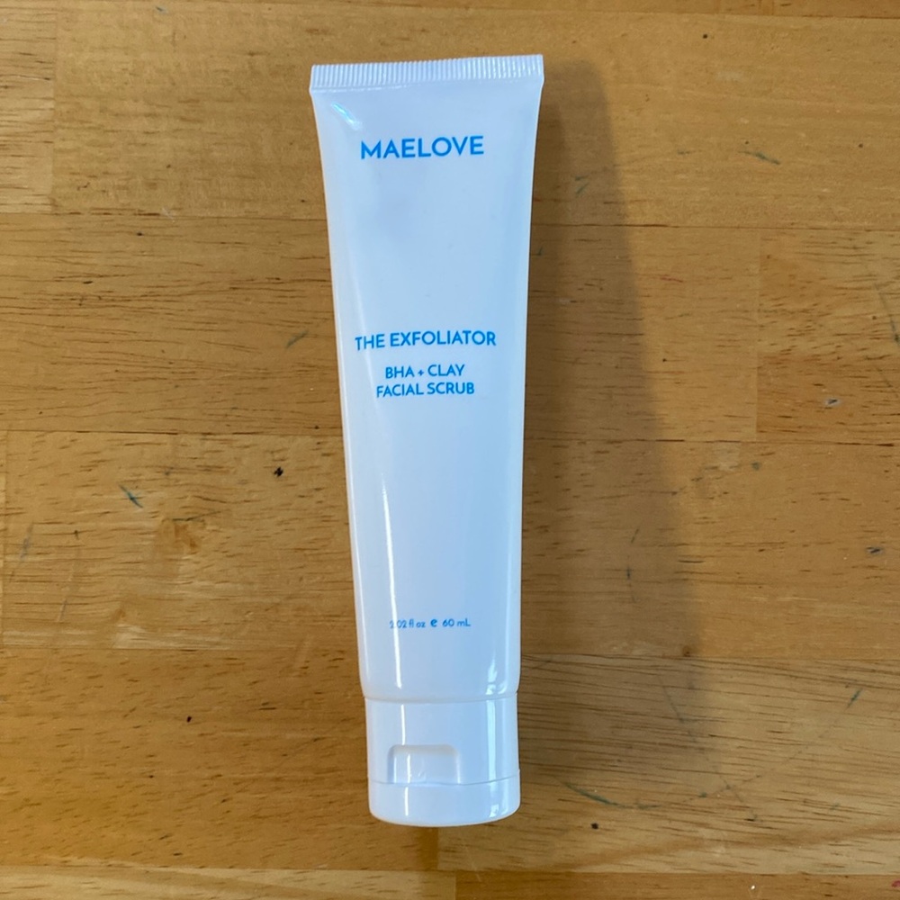 mae love the exfoliator